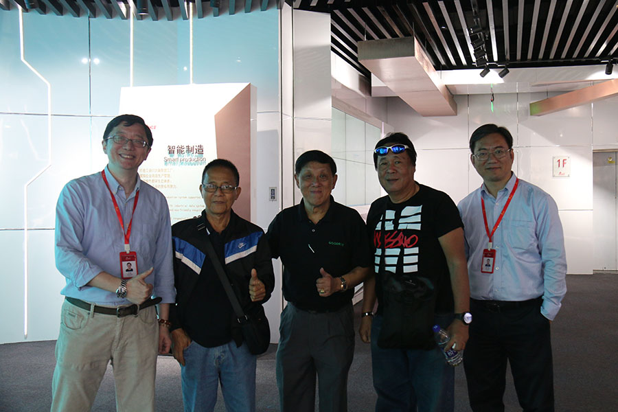 Goodride team of WHEELMASTERS from Philippine visited ZC Rubber
