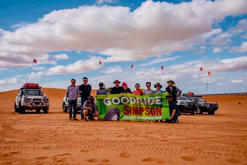 Crossing the Simpson Desert with Goodride Australia