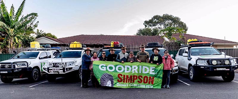 Crossing the Simpson Desert with Goodride Australia