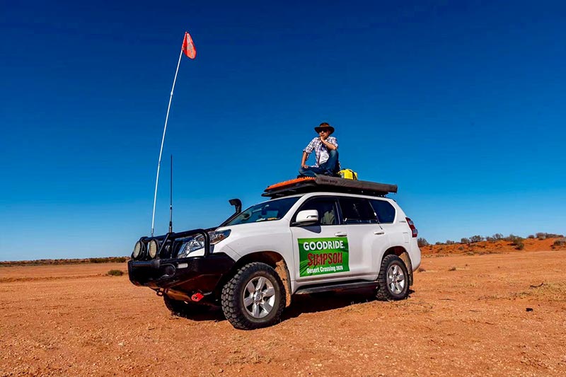 Crossing the Simpson Desert with Goodride Australia