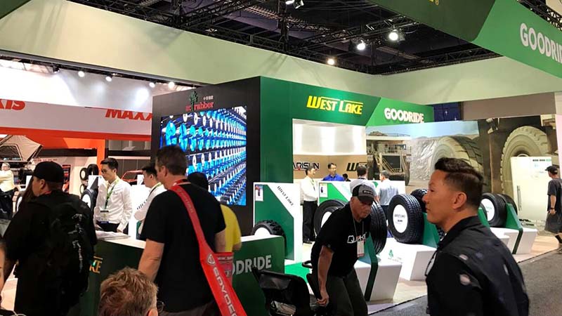 Goodride tire at SEMA show 2018 in U.S